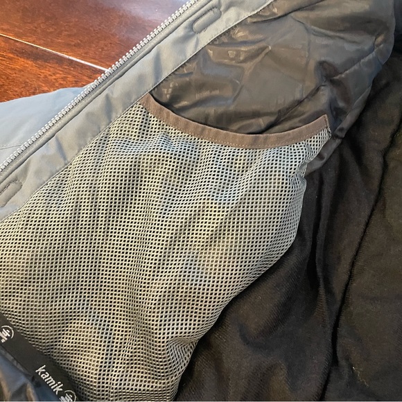 New Kamik Stark Boys Size 12 Winter Jacket in Color Cement (Slate Blue) - Picture 9 of 16